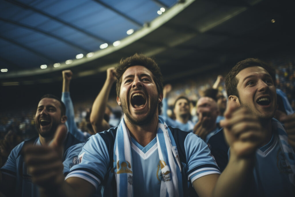 fans cheering soccer final argentina colombia 1 Kubet - Platform Game Olahraga Online Resmi Indonesia